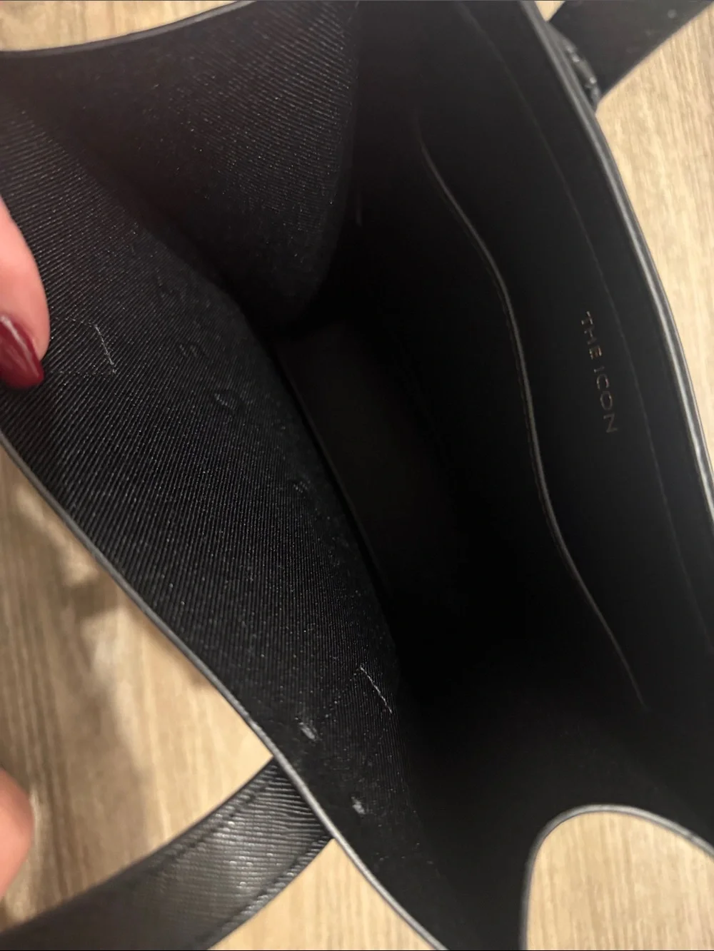 Ted Baker Black Embossed Logo Tote